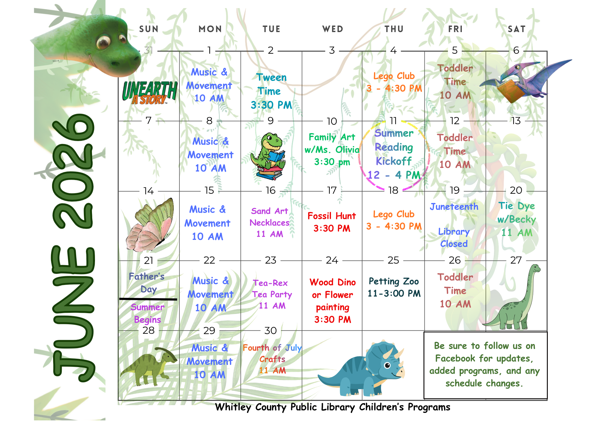 June Calendar of Events